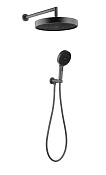 Boheme Cell Душевой комплект без смесителя - верхний душ, ручной душ, шланг, цвет: gun metall 427-GM
