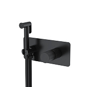 Boheme Stick Linea Гигиенический душ со смесителем и встраиваемой частью, цвет: black 127-BB.3