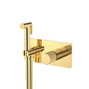 Boheme Stick Linea Гигиенический душ со смесителем и встраиваемой частью, цвет: gold 127-GG.3