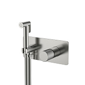 Boheme Stick Spirale Гигиенический душ со смесителем и встраиваемой частью, цвет: nickel brush 127-NB.4