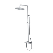 Boheme Stick Linea Душевая стойка: смеситель, ручн. душ 1 режим, верх. душ 30 см, цвет: chrome 128-CRCR.3