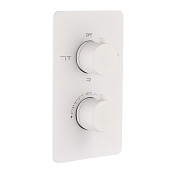 Boheme Cell Смеситель термостатический встраиваемый, 3 потребителя, с внут. частью, цвет: matt white 134-3-MW