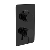 Boheme Cell Смеситель термостатический встраиваемый, 2 потреб., внутр. часть, цвет: shine gun metall 135-2-SGM