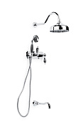 Boheme Tradizionale Душевой комплект встраиваемый - смеситель, верхний и ручной душ, цвет: chrome 268-BSW