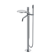 Boheme Stick Linea Смеситель напольный с душевым набором - ручной душ, шланг, цвет: chrome 129-CRCR.3