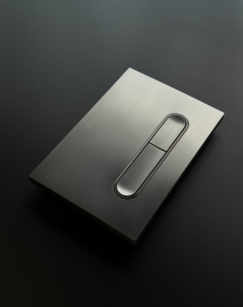 Boheme Кнопка смыва для инсталляции, пластик, цвет: gun metall 667-GM