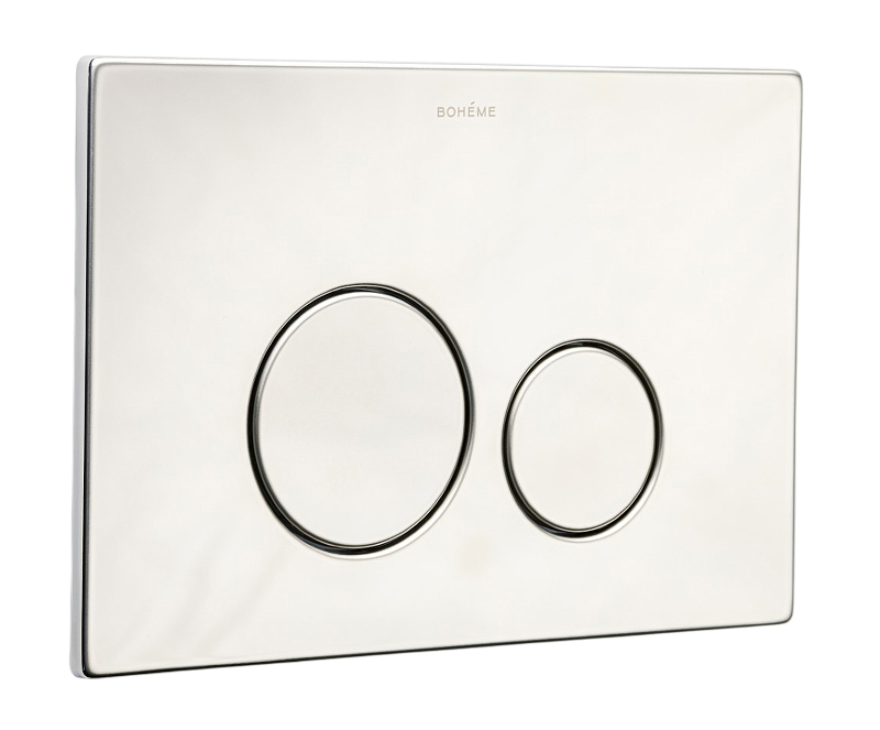 Boheme Кнопка смыва для инсталляции, 2 режима, нержавеющая сталь, цвет: chrome 649-CR