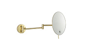 Boheme Косметическое зеркало подвесное, 3-х кратное увеличение, без подсветки, цвет: gold 508-G