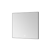 Boheme Modern Зеркало 80x70h см в металлической раме, с подсветкой и сенсором, цвет: gun metall 543-080-GM