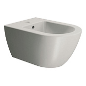 GSI Pura Биде подвесное 55x36 см, с 1 отверстием под смеситель, без крепления, цвет: cenere matte 8865117