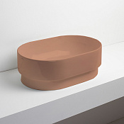 Simas Po-Mo Раковина чаша 56х37 см, без перелива. цвет: caramello PO02 CARAMELLO