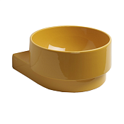 Simas Po-Mo Раковина подвесная 33х47 см, без перелива, без отверстия под смеситель, цвет: narciso PO05 NARCISO