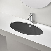 Simas Lft Spazio Раковина встраиваемая снизу 66х39 см, с переливом. цвет: antracite matt LFT74antacite matt