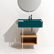 Simas Ratio Раковина чаша 75х46 см, без перелива, c 1 отверстием под смеситель, цвет: menta RA75 MENTA