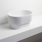 Simas Po-Mo Раковина чаша 50х33 см, без перелива. цвет: белый глянцевый PO04bi