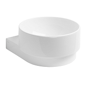 Simas Po-Mo Раковина подвесная 33х47 см, без перелива, без отвер. под смеситель, цвет: белый глянц. PO05bi