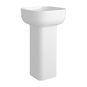 Simas Balloon Пьедестал для раковины 27,5х27,5 см, без крепления и шланг-гофры. цвет: белый глянц. CN401bi