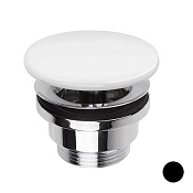 Simas Flaminia Донный клапан универсальный с керамической крышкой. цвет: nero PLCE nero