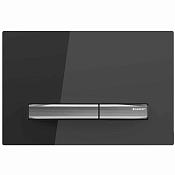 Geberit Sigma 50 Клавиша смыва 24,6x1,4x16,4h см, цвет: зеркальный дымчатый/сталь 115.788.SD.2