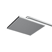 Almar Velvet 300 Верхний душ без кронштейна 30х30 см, 1 режим, цвет: matt white E044278.MW