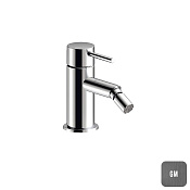 Almar Round Смеситель для биде на 1 отверстие, без д/к, высота излива 5 см, цвет: brushed gun metal E214003.GM