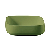 ArtCeram Cognac Раковина чаша 55x35x15,5h см, без перелива, покрытие Saniglaze, цвет: green salvia COL008 44 34