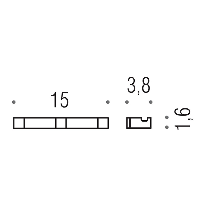 Colombo MiniQ Крючок тройной, цвет: matt black CD137.NM
