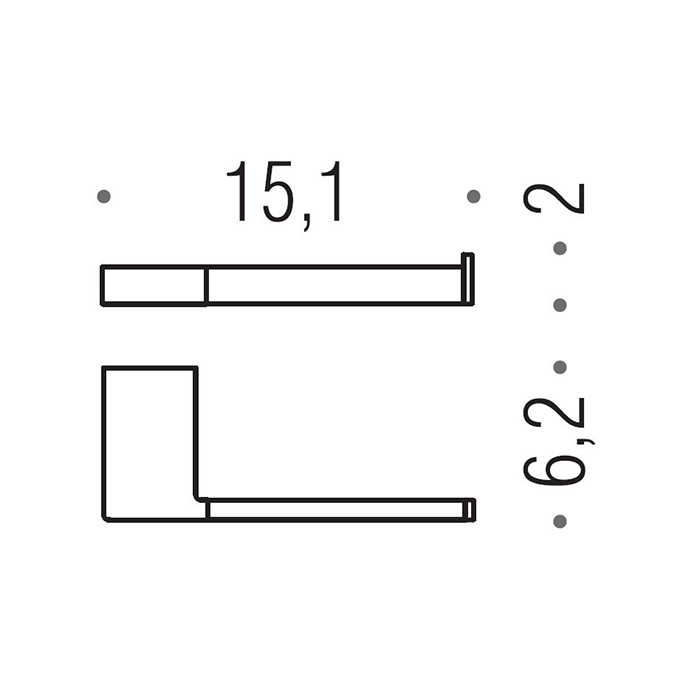Colombo MiniQ Держатель для DX, цвет: stainless steel B5008D.HPS1
