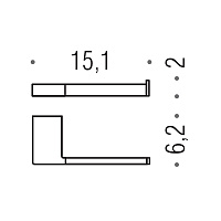 Colombo MiniQ Держатель для DX, цвет: stainless steel B5008D.HPS1