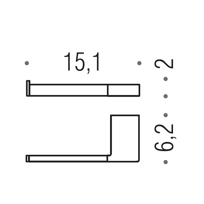 Colombo MiniQ Держатель для SX, цвет: stainless steel B5008S.HPS1