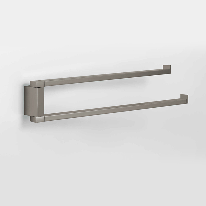 Colombo MiniQ Полотенцедержатель двойной, 33 см цвет: stainless steel B5012.HPS1