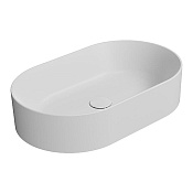 GSI Kube X Раковина чаша 60x37x13h см, без перелива и отверстия под смес., цвет: белый матовый 945809