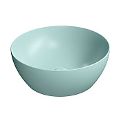 GSI Pura Раковина чаша d42x16h см, без перелива и отверстия под смеситель, цвет: ghiaccio matte 885115