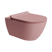 GSI Pura Унитаз подвесной 36x55 см, технология Swirlflush, без крепления, цвет: blush matte 881524