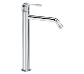 Remer Atelier Смеситель для раковины, без донного клапана, высота излива 23,3 см, цвет: cromo AL11LXL