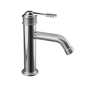 Remer Atelier Смеситель для раковины, без донного клапана, высота излива 8,4 см, цвет: cromo AL12