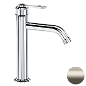 Remer Atelier Смеситель для раковины, без донного клапана, высота излива 13,4 см, цвет: visual inox AL12AXV