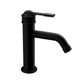 Remer Atelier Смеситель для раковины, без донного клапана, высота излива 8,4 см, цвет: nero opaco AL12NO