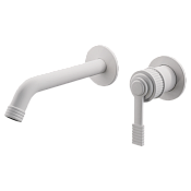 Remer Atelier Смеситель для раковины, излив 19 см, с внутренней частью, цвет: bianco opaco AL15PLBO