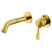 Remer Atelier Смеситель для раковины, излив 18,6 см, с внутренней частью, цвет: oro lucido AL15PLDO