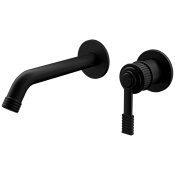 Remer Atelier Смеситель для раковины, излив 18,6 см, с внутренней частью, цвет: nero opaco AL15PLNO