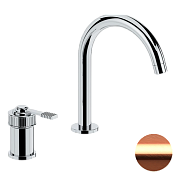 Remer Atelier Смеситель для раковины, без д/к, высота излива 14,1 см, цвет: rame spazzolato AL57RP