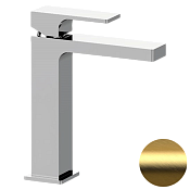 Remer Absolute Смеситель для раковины, без д/к, высота излива 17,5 см, цвет: oro spazzolato AU12ABG