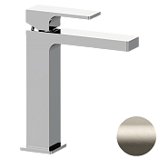 Remer Absolute Смеситель для раковины, без донного клапана, высота излива 17,5 см, цвет: visual inox AU12AXV