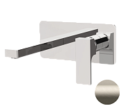 Remer Absolute Смеситель для раковины, излив 20 см, с внутренней частью, цвет: visual inox AU15XV