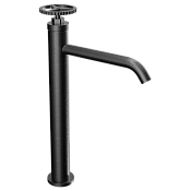 Remer Chrono Смеситель для раковины, без д/к, высота излива 23,3 см, цвет: cromo nero spazzolato CH11LXLCFP