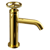 Remer Chrono Смеситель для раковины, без донного клапана, высота излива 9,3 см, цвет: oro lucido CH12DO