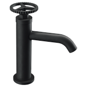 Remer Chrono Смеситель для раковины, без донного клапана, высота излива 9,3 см, цвет: nero opaco CH12NO