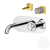 Remer Chrono Смеситель для раковины встраиваемый, внешняя часть, цвет: bianco opaco CH15KBBO