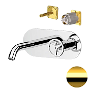 Remer Chrono Смеситель для раковины встраиваемый, внешняя часть, цвет: oro lucido CH15KBDO